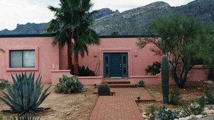 Elegant Desert Entryway, Tucson Foothills